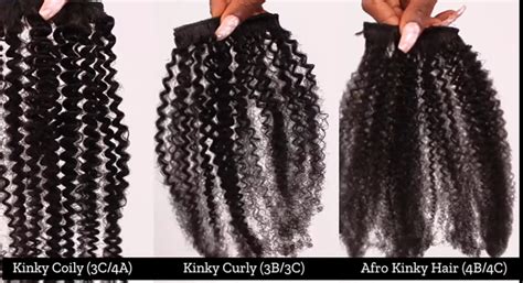 Difference Between 3b3c 3c4a And 4b4c Hair Texture