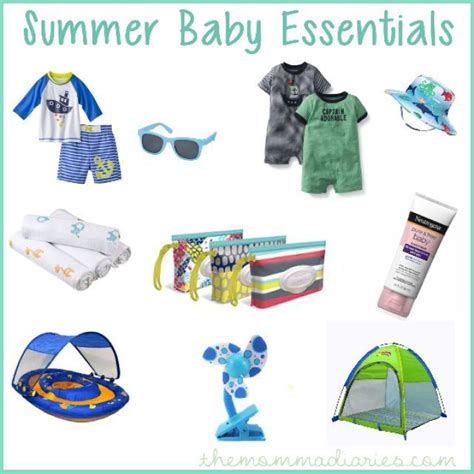 Summer Baby Essentials Summer Baby Baby Essentials Moms Life Easier