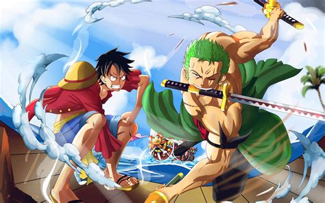 Monkey D Luffy Wallpaper 4k Roronoa Zoro One Piece