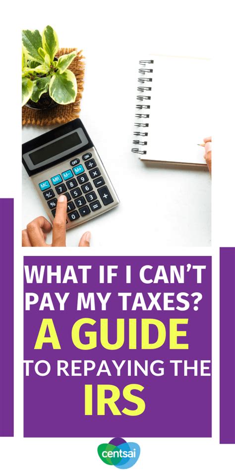 What If I Cant Pay My Taxes A Guide To Repaying The Irs Owe Taxes