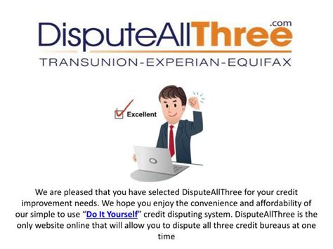 When you speak, the audience deserves to receive all needed info with a superb visual background. PPT - Sample Credit Dispute Letter PowerPoint Presentation ...