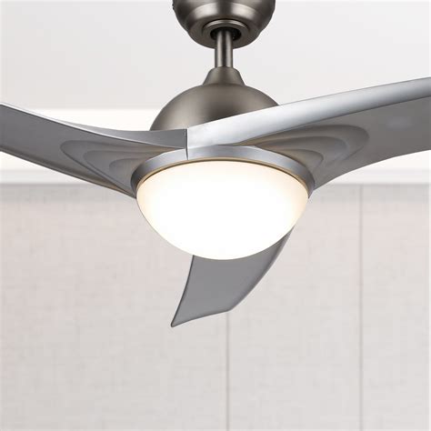 Modern Ceiling Fan With Led Panel Light And Remote Control For Indoor Use