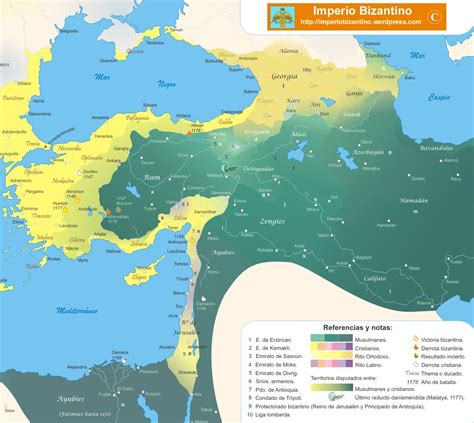 Byzantine Empire On World Map