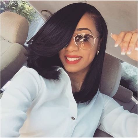 32 Most Viral Weave Bob Hairstyles With Side Bangs Background