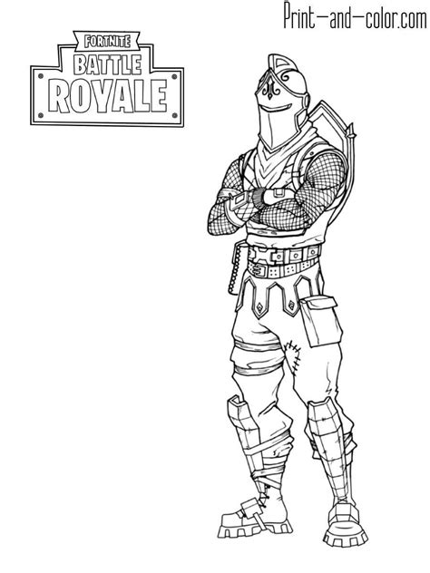 Kleurplaat Fortnite