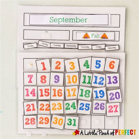 Cute Free Printable Calendar For Home Of School With Kids In 2020
