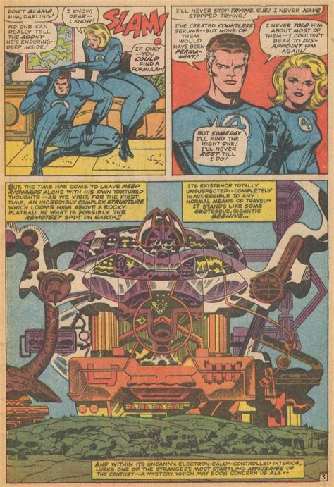 Fantastic Four Comic Art Jack Kirby
