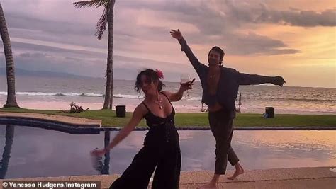 Vanessa Hudgens Sizzles In A Sexy Cutout Dress At Sarah Hylands Bachelorette Party In Mexico