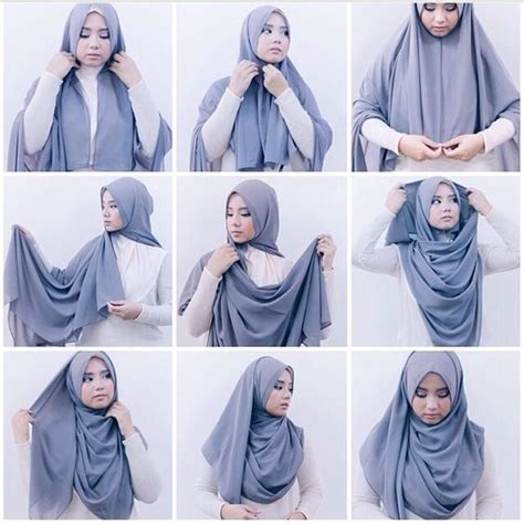 Kali ini aku share tutorial cara memakai tudung bawal yg super simple dan gampang untuk diikutin! Cara Pakai Tudung Bawal Terkini 2019 | Hijab chic, Wanita ...