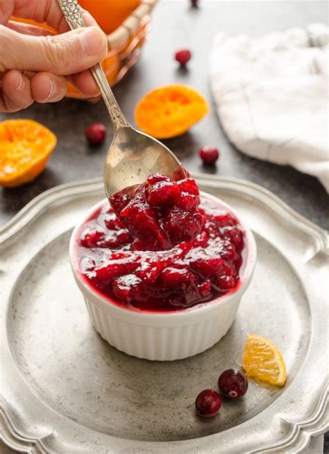 fresh cranberry orange sauce