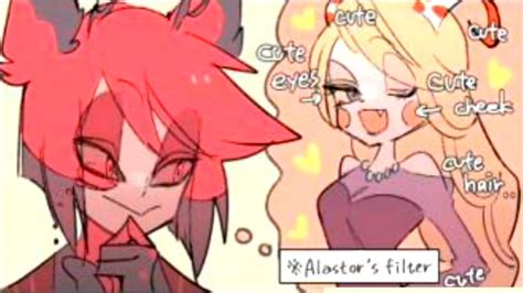 Alastor Flirting With Angel Dust Hazbin Hotel Comic Dub Youtube