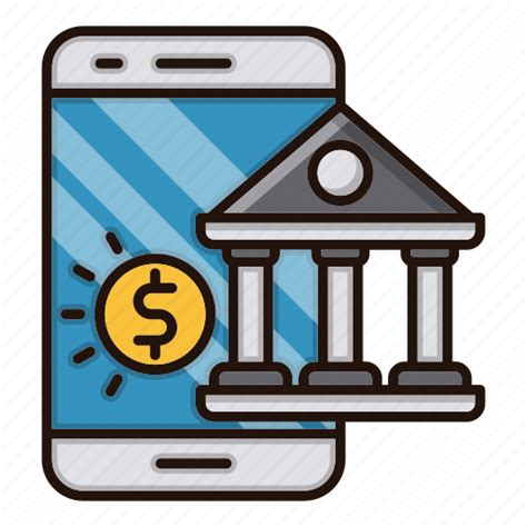 Bank Banking Digital Mobile Online Icon Download On Iconfinder