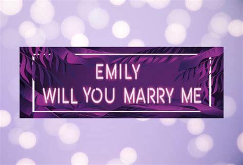 Will You Marry Me Custom Banner Printable Marry Me Signs Etsy