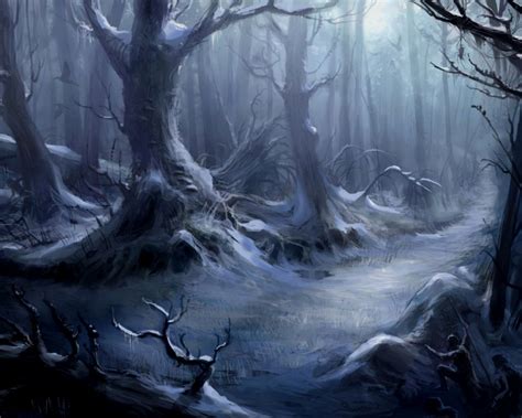 Dark Creepy Horror Spooky Scary Halloween Forest Wallpaper Spooky