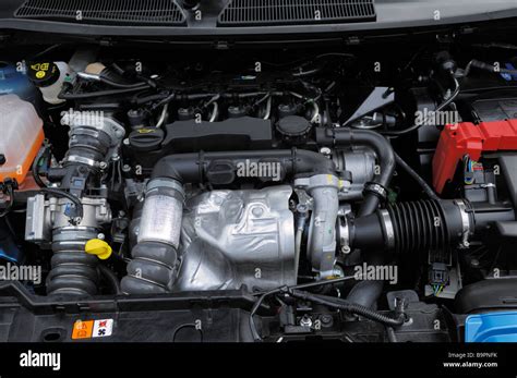 The Diesel Engine From A 2009 Ford Fiesta 16 Tdci Econetic One Of