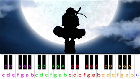 Size Of The Moon Naruto Shippuden Op 14 Piano Letter Notes