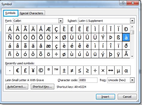 How To Add Accent Marks In Microsoft Word