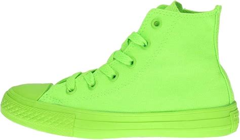Converse Chuck Taylor All Star High Sneaker Neon Green Amazon