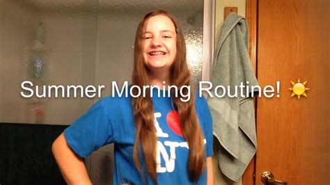 Summer Morning Routine ☀️ Youtube