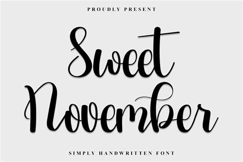 Sweet November Font By Inermedia Studio · Creative Fabrica