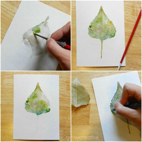 How To Paint A Leaf In Watercolor Grow Creative Watercolor Workshop