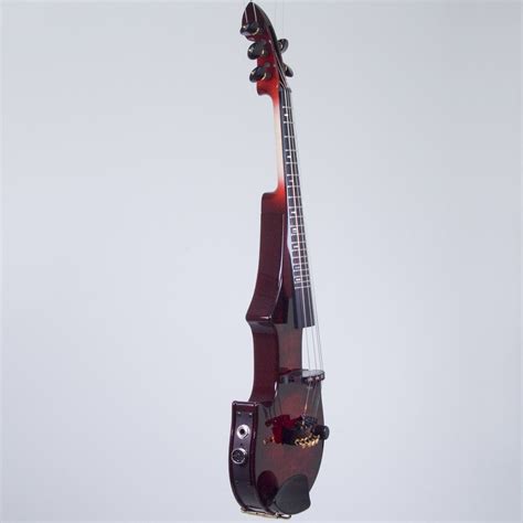 Zeta Jazz Fusion 5 String Fretted Violin Trans Red Burst Electric