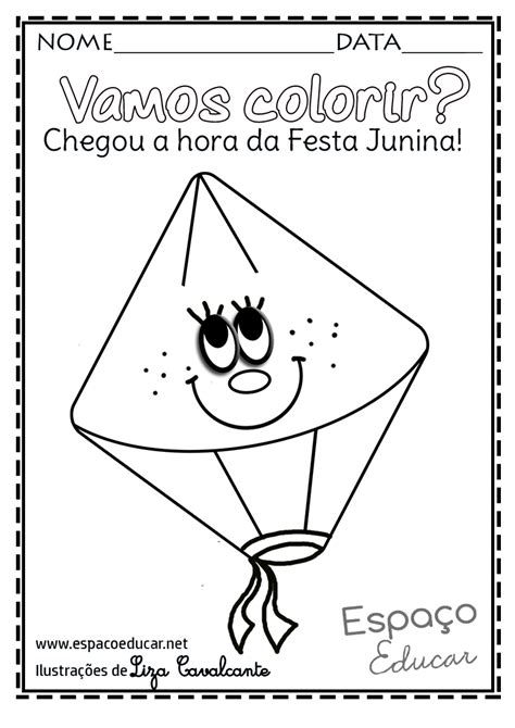 Cai Cai Balão Para Colorir