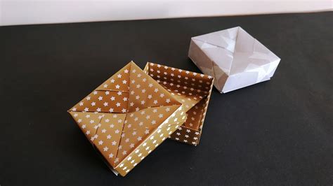 Origami Square Box Youtube