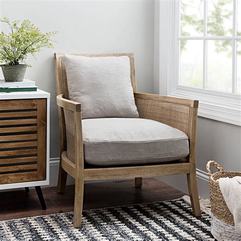 Accent chair, 29w, navy ► 7. Cane Wood Trim Accent Chair | Kirklands | Accent chairs ...
