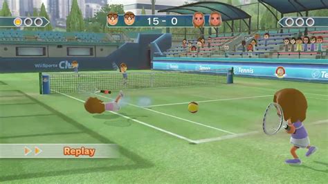 Wii Sports Club Tennis Defeating The Champions YouTube