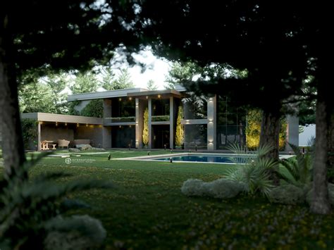 Forest Villa Exterior Design Hrarchz Architecture Studio