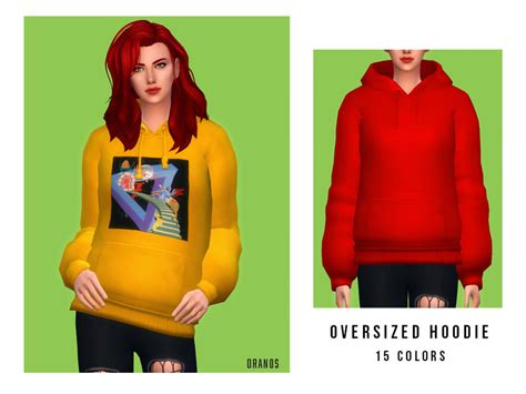 Sims 4 Oversized Sweatshirt