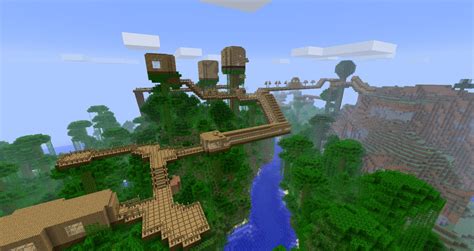 Star Wars Ewok Tree Houses Minecraft Map