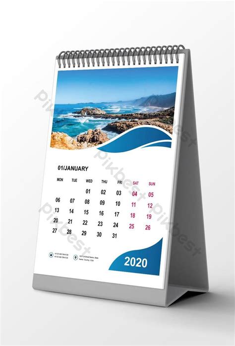 2020 Wall Calendar 12 Months Ai Free Download Pikbest