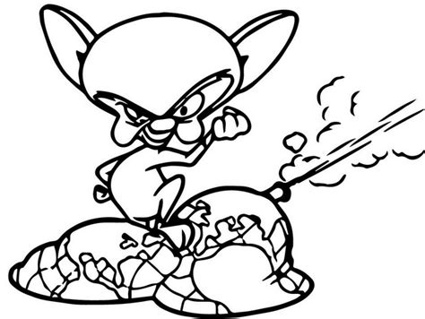 Seven Funny Pinky And The Brain Coloring Pages Coloring Pages