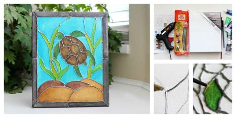Faux Stained Glass Diy 18 Faux Stained Glass Projects To Experiment
