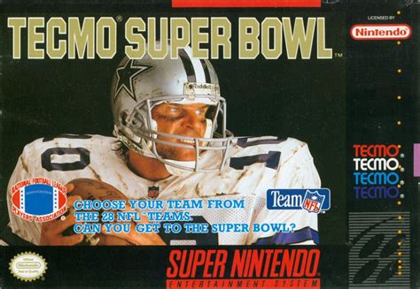 Tecmo Super Bowl Box Covers Mobygames
