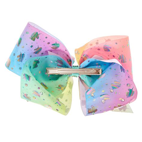 Jojo Siwa Signature Pastel Unicorn Hair Bow Claires Us