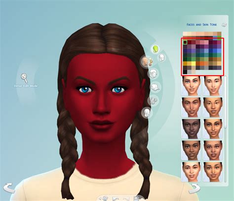 My Sims 4 Blog Improved 63 Custom Skin Colors By The Simsperience