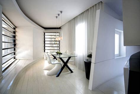 Futuristic Penthouse Apartment In Madrid