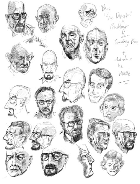 Various Face Sketches