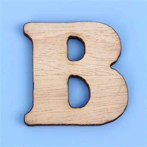 03cm Thick Decorative Wooden Mdf Cut Single Alphabet Letters A Z