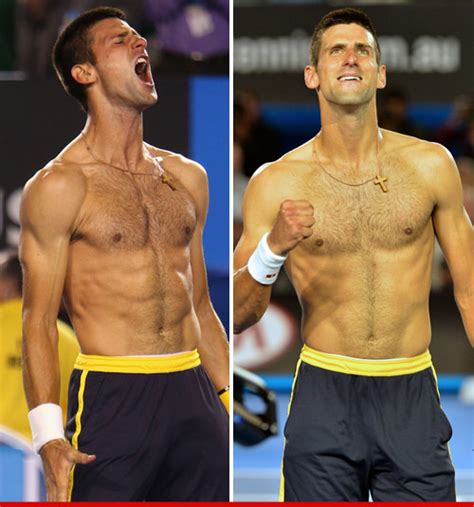 Tennis Star Novak Djokovic The Shirtless Win Tmz