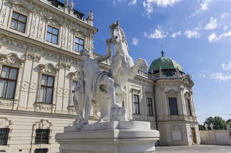 Belvedere Palace Stock Image Image Of Horse Austria 74580741