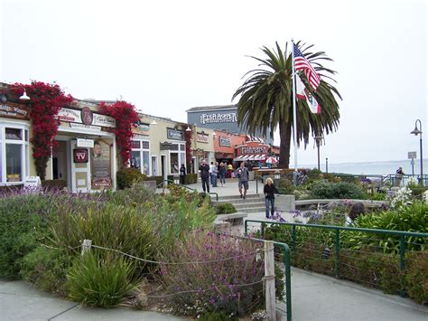 The Wharf At Monterey Ca Street View Views Sidewalk