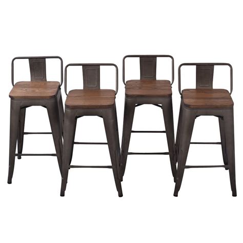 They range from traditional models to the most recent designs. Amazon.com: 24" Low Back Metal Counter Stool Height Bar ...