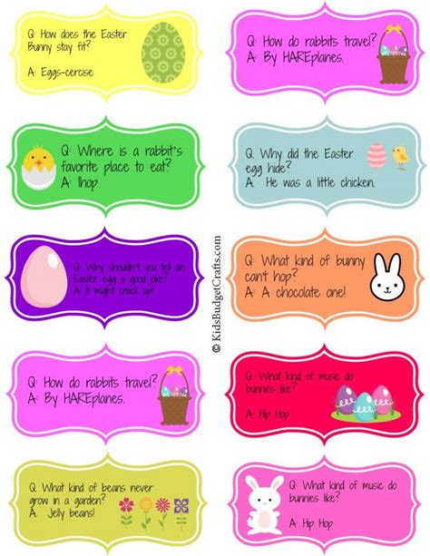 Funny Easter Jokes Printable For Kids Our Wabisabi Life