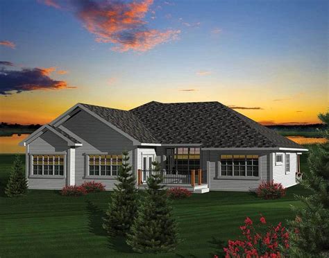 Plan 89852ah Craftsman Ranch With Sunroom Ranch Style House Plans