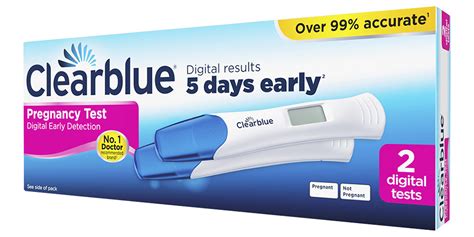 X Clearblue Ultra Early Pregnancy Test Days Digital Words Over 99