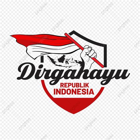 Dirgahayu Indonesia Vector Art Png Shield With Text Art Dirgahayu